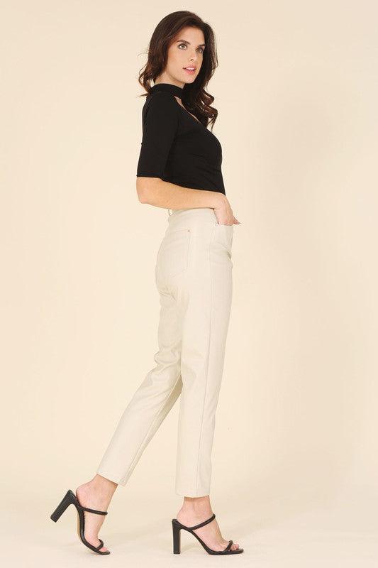 Vegan Leather Pants - Leo’s Look Your Best