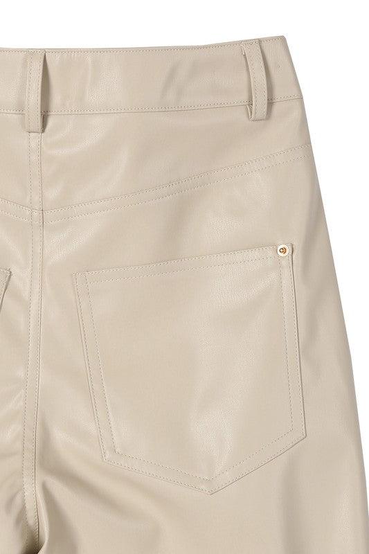 Vegan Leather Pants - Leo’s Look Your Best