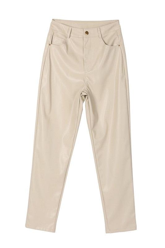 Vegan Leather Pants - Leo’s Look Your Best