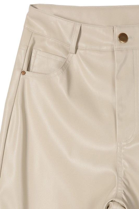 Vegan Leather Pants - Leo’s Look Your Best