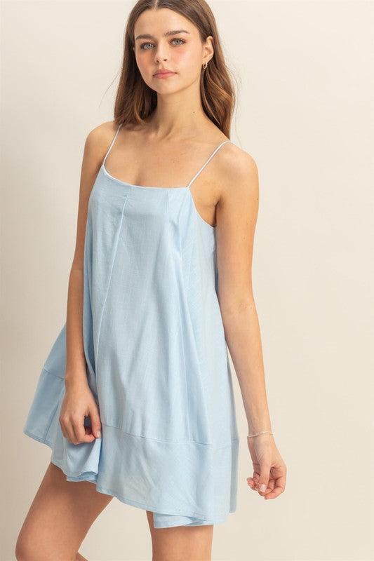 HYFVE A-Line Flowy Mini Cami Dress with Pockets - Leo’s Look Your Best