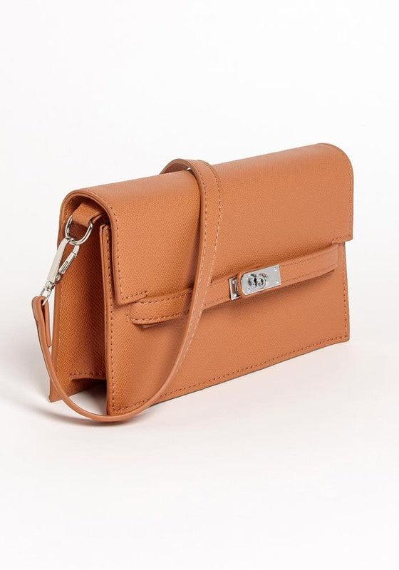 LEATHER FLAP ENVELOPE BAG - Leo’s Look Your Best