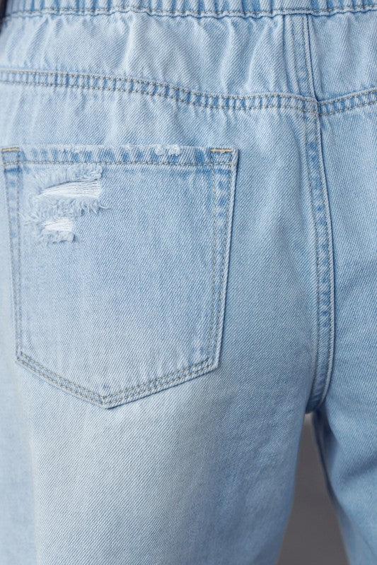 High Rise Drawstring Shorts - Leo’s Look Your Best