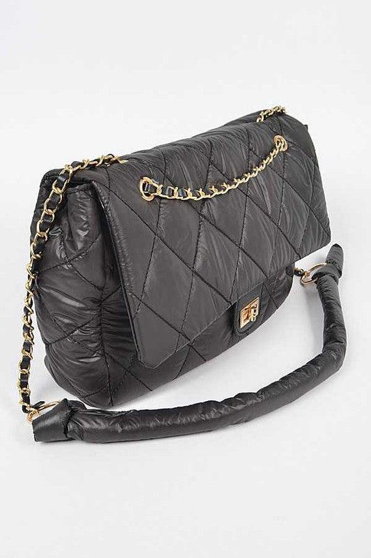 Rhinestone Iconic Top Handle Crossbody Bag - Leo’s Look Your Best