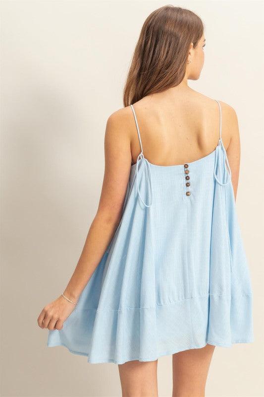 HYFVE A-Line Flowy Mini Cami Dress with Pockets - Leo’s Look Your Best