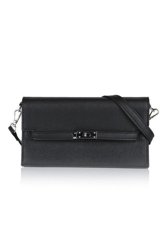 LEATHER FLAP ENVELOPE BAG - Leo’s Look Your Best