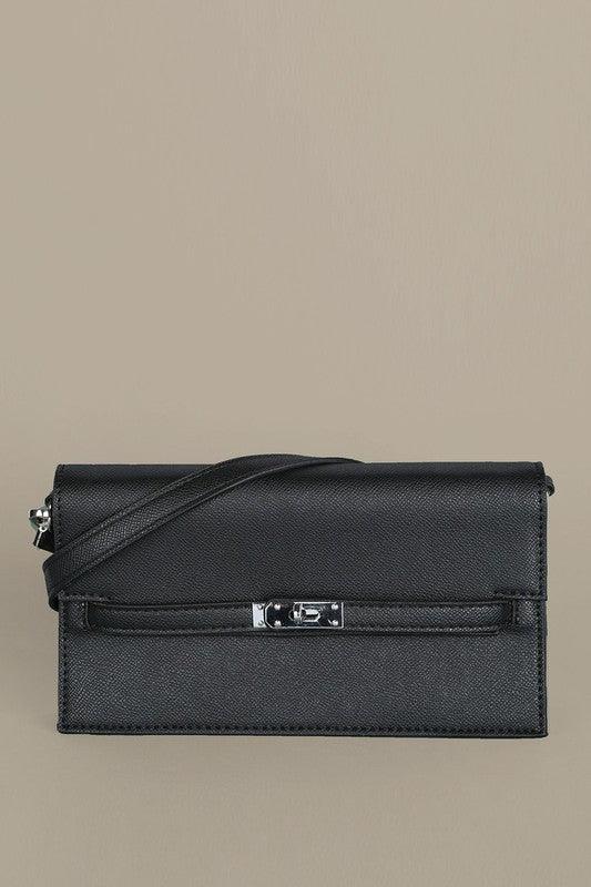 LEATHER FLAP ENVELOPE BAG - Leo’s Look Your Best