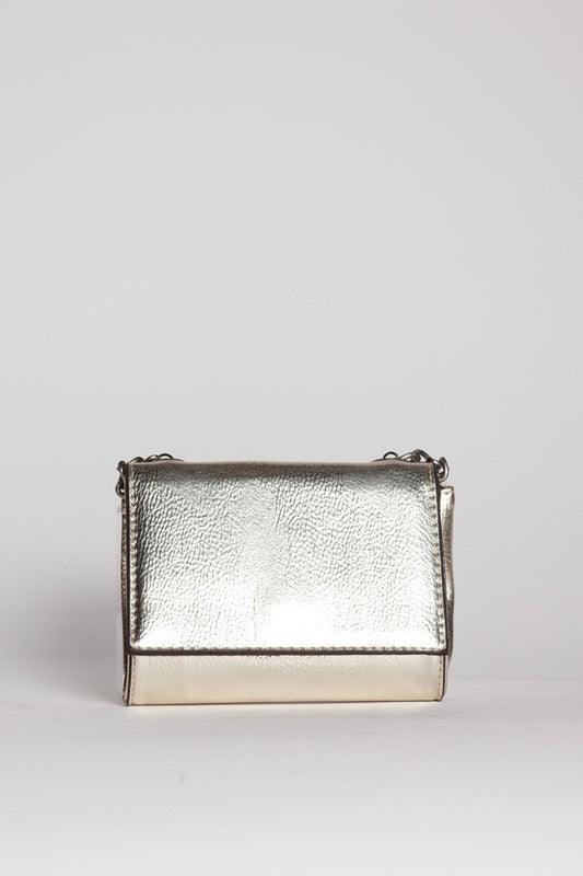 METALLIC CROSSBODY BAG - Leo’s Look Your Best