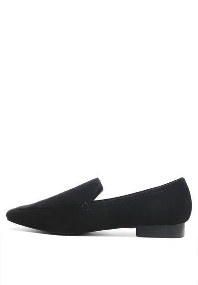JULIA LEATHER POINTED LOAFERS - Leo’s Look Your Best