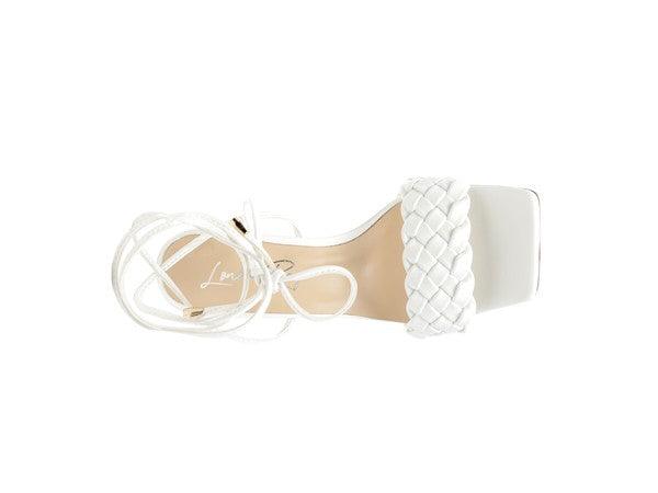 SKORA TIE UP HEELED SANDALS - Leo’s Look Your Best