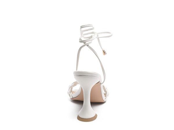 SKORA TIE UP HEELED SANDALS - Leo’s Look Your Best