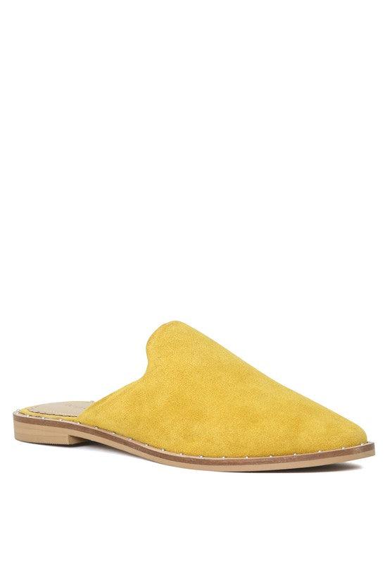 RAG & CO LIA CANVAS MULES - Leo’s Look Your Best