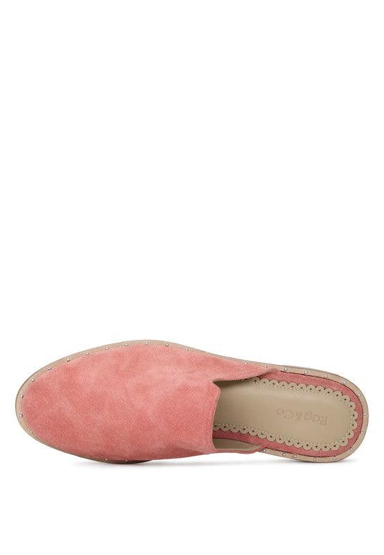 RAG & CO LIA CANVAS MULES - Leo’s Look Your Best