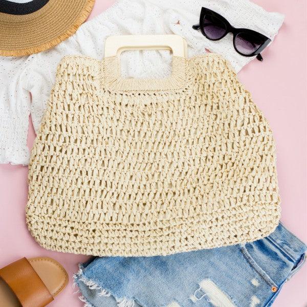 Oversized Straw Tote - Leo’s Look Your Best
