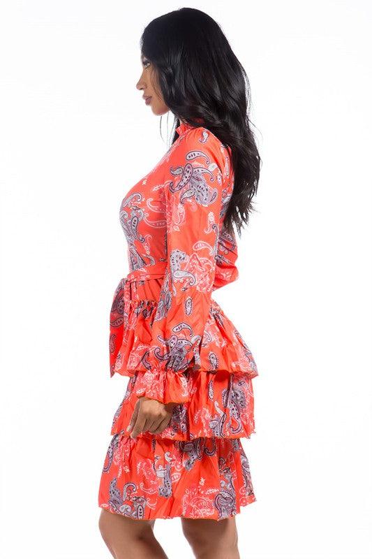 Ruffled Fashion Dress - Leo’s Look Your Best