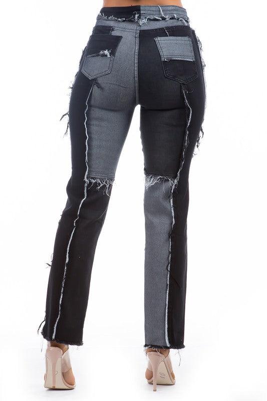Denim Boyfriend Jeans in Black - Leo’s Look Your Best