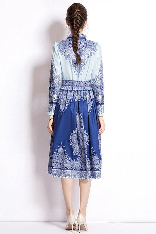 Trendy Knee Length Maxi Dress - Leo’s Look Your Best