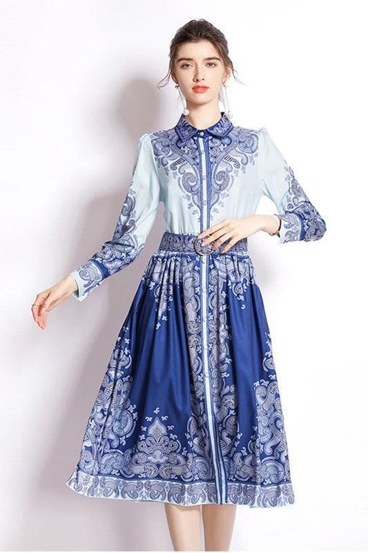 Trendy Knee Length Maxi Dress - Leo’s Look Your Best