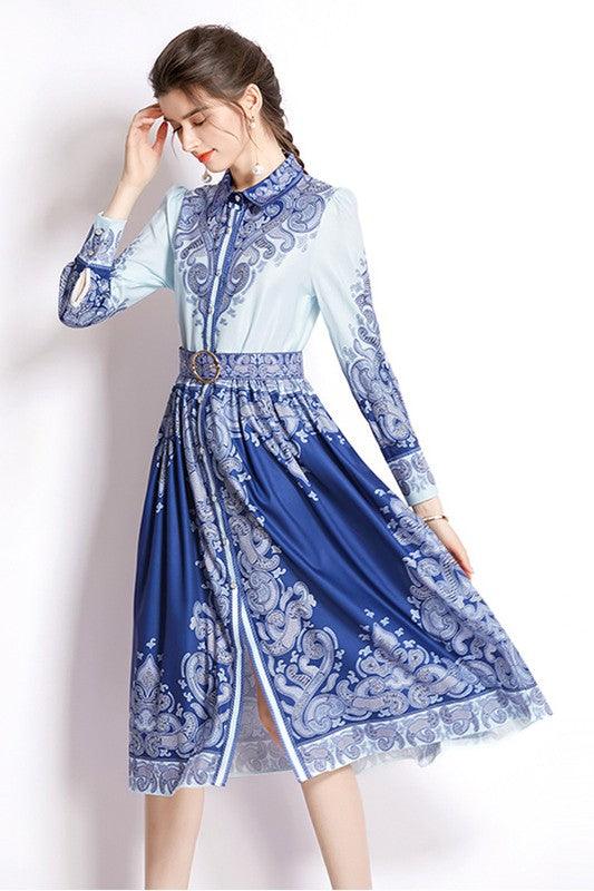Trendy Knee Length Maxi Dress - Leo’s Look Your Best