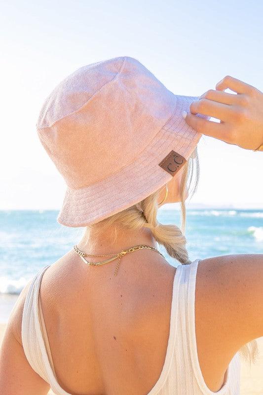 CC Terry Cloth Bucket Hat - Leo’s Look Your Best