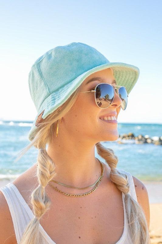 CC Terry Cloth Bucket Hat - Leo’s Look Your Best