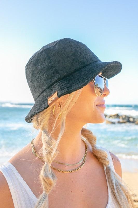 CC Terry Cloth Bucket Hat - Leo’s Look Your Best
