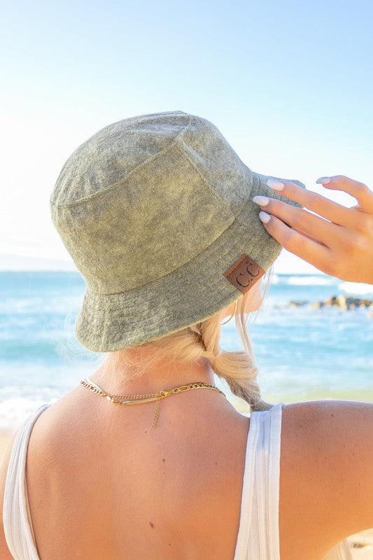 CC Terry Cloth Bucket Hat - Leo’s Look Your Best