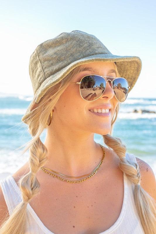 CC Terry Cloth Bucket Hat - Leo’s Look Your Best