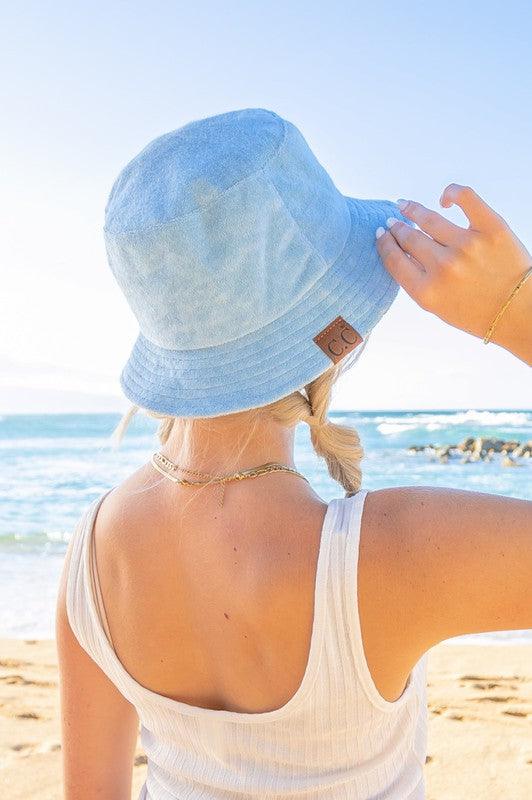 CC Terry Cloth Bucket Hat - Leo’s Look Your Best