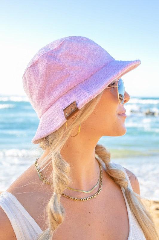 CC Terry Cloth Bucket Hat - Leo’s Look Your Best