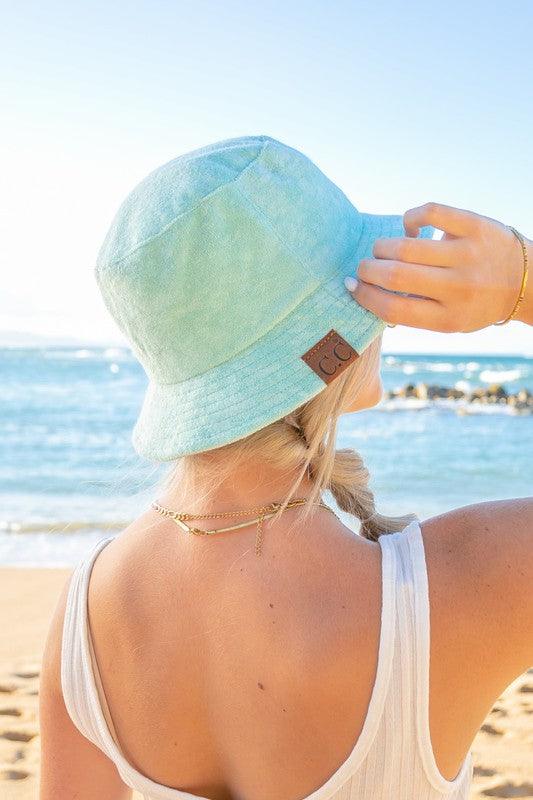 CC Terry Cloth Bucket Hat - Leo’s Look Your Best