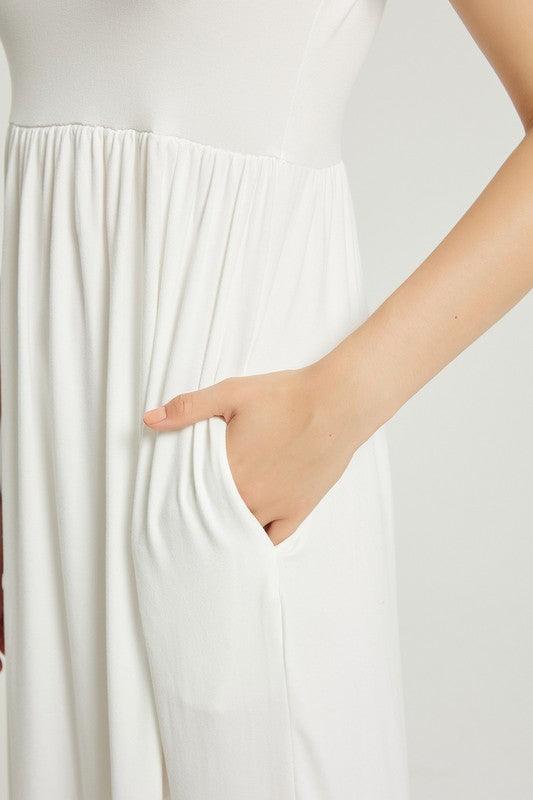 Women's Summer Casual Maxi Dress With Pocket - Leo’s Look Your Best