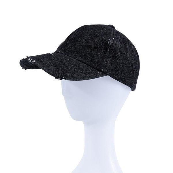 Daily Denim Distressed Cap - Leo’s Look Your Best