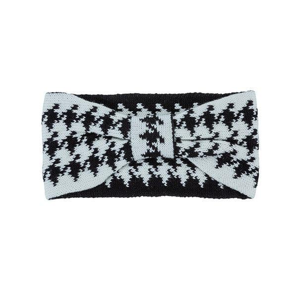 HOUNDSTOOTH BOW HEAD BAND - Leo’s Look Your Best
