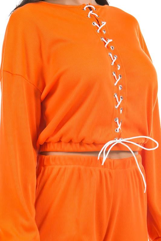 Two Piece Casual Long Sleeve Outfit - Leo’s Look Your Best