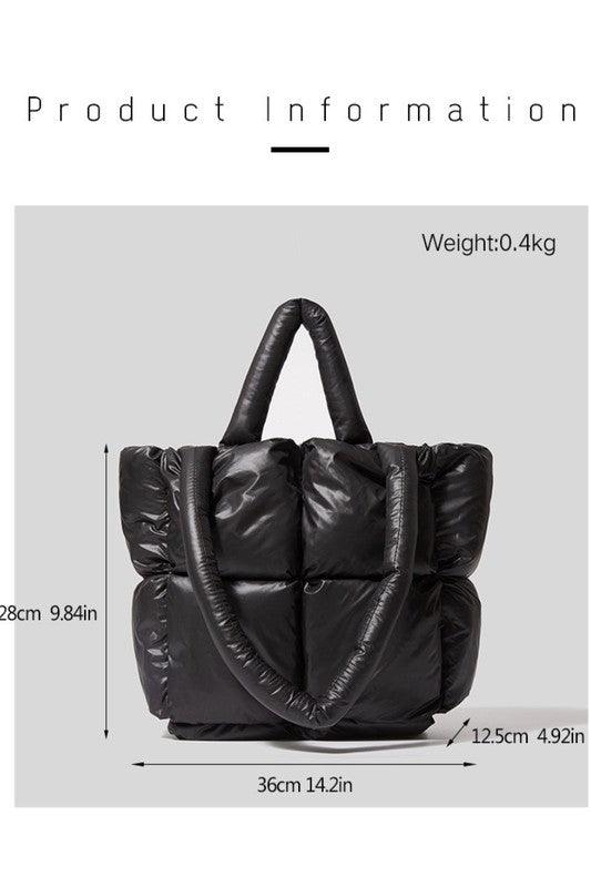 Puffer handbag - Leo’s Look Your Best