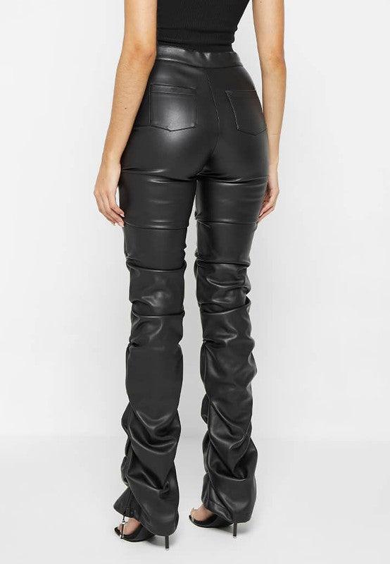 PU Black Leather Pants - Leo’s Look Your Best