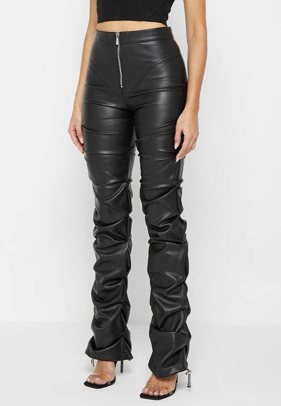 PU Black Leather Pants - Leo’s Look Your Best