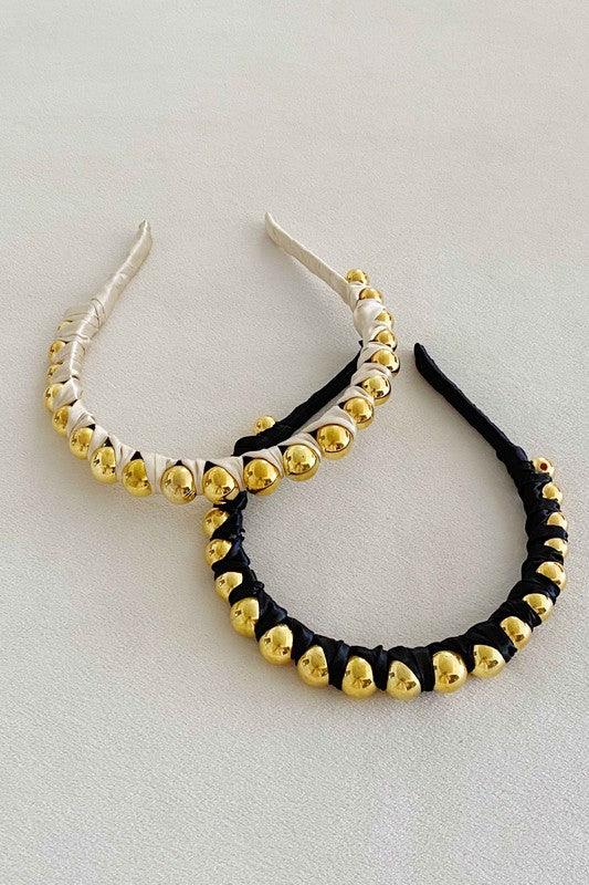 Emily Satin Wrapped Headband - Leo’s Look Your Best