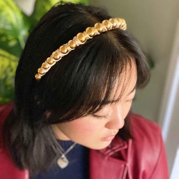 Emily Satin Wrapped Headband - Leo’s Look Your Best