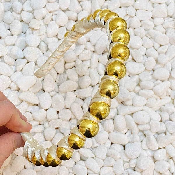 Emily Satin Wrapped Headband - Leo’s Look Your Best