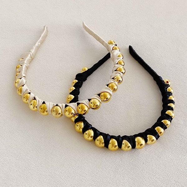 Emily Satin Wrapped Headband - Leo’s Look Your Best