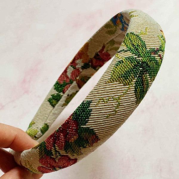 Vintage Garden Floral Headband - Leo’s Look Your Best