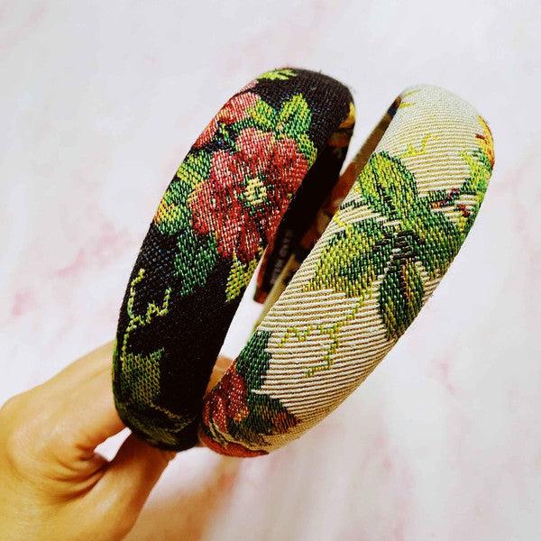 Vintage Garden Floral Headband - Leo’s Look Your Best