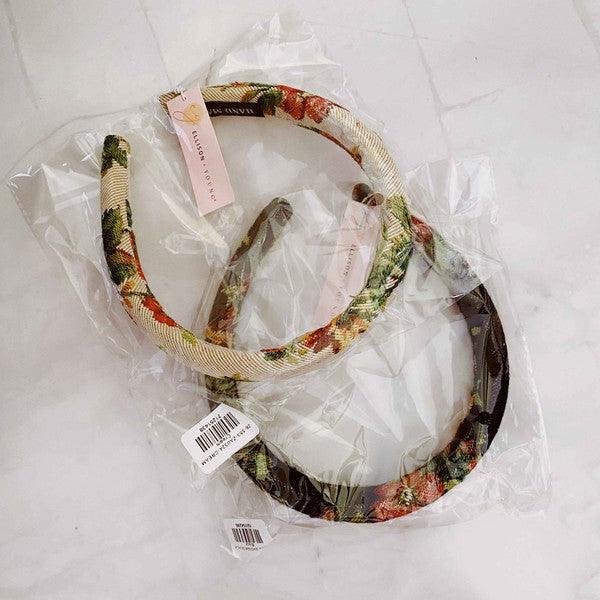 Vintage Garden Floral Headband - Leo’s Look Your Best