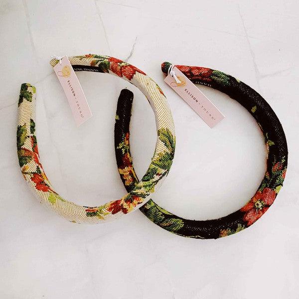 Vintage Garden Floral Headband - Leo’s Look Your Best