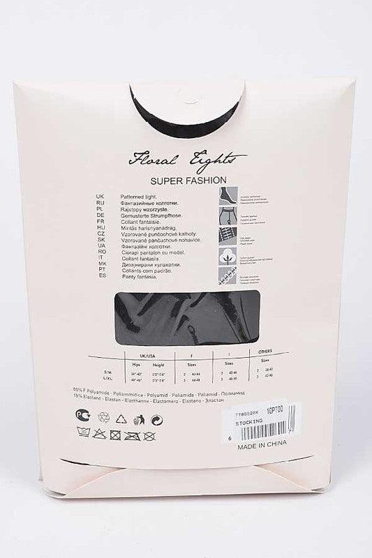 Ribbon Wrapped Opaque Premium Tights - Leo’s Look Your Best