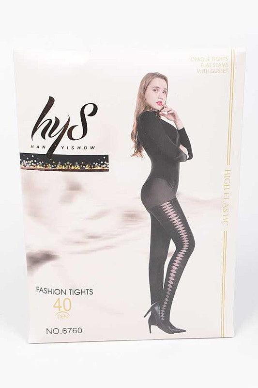 2 Tone Designed Premium Tights - Leo’s Look Your Best