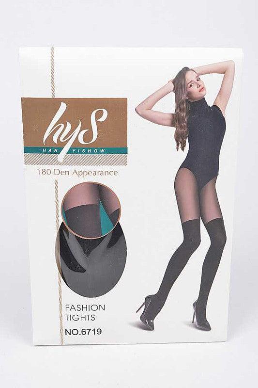 2 Tone Fashion Premium Tights - Leo’s Look Your Best