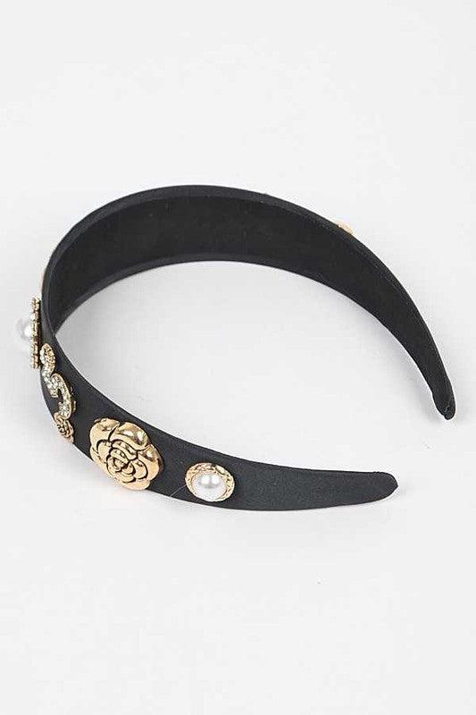 Crystal Rose Number 5 Iconic Headband - Leo’s Look Your Best